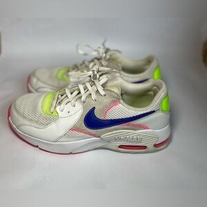 Nike Air Max with Blue and Neon Highlights